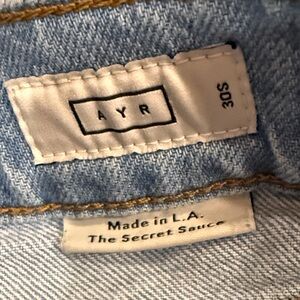 AYR Light Blue Straight Leg Women's Jeans